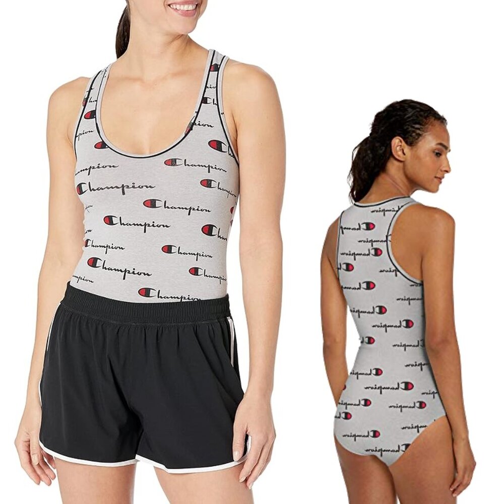 CHAMPION Retro Tank Top Bodysuit NWT